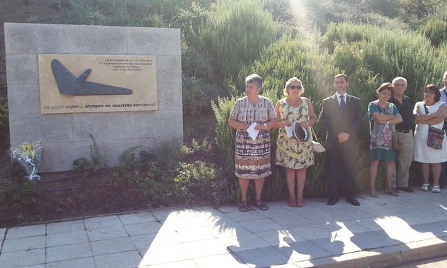 Junto a la JK5022 en el homenaje a las víctimas celebrado esta mañana en Madrid