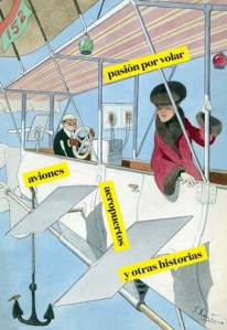 Imagen de la exposición. Dibujo de Joaquín Xaudaró. El autovolátil. 1908. Museo ABC